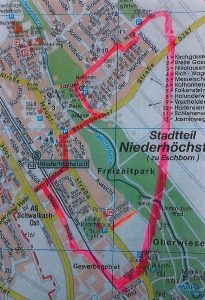 Karte der Mittelzone