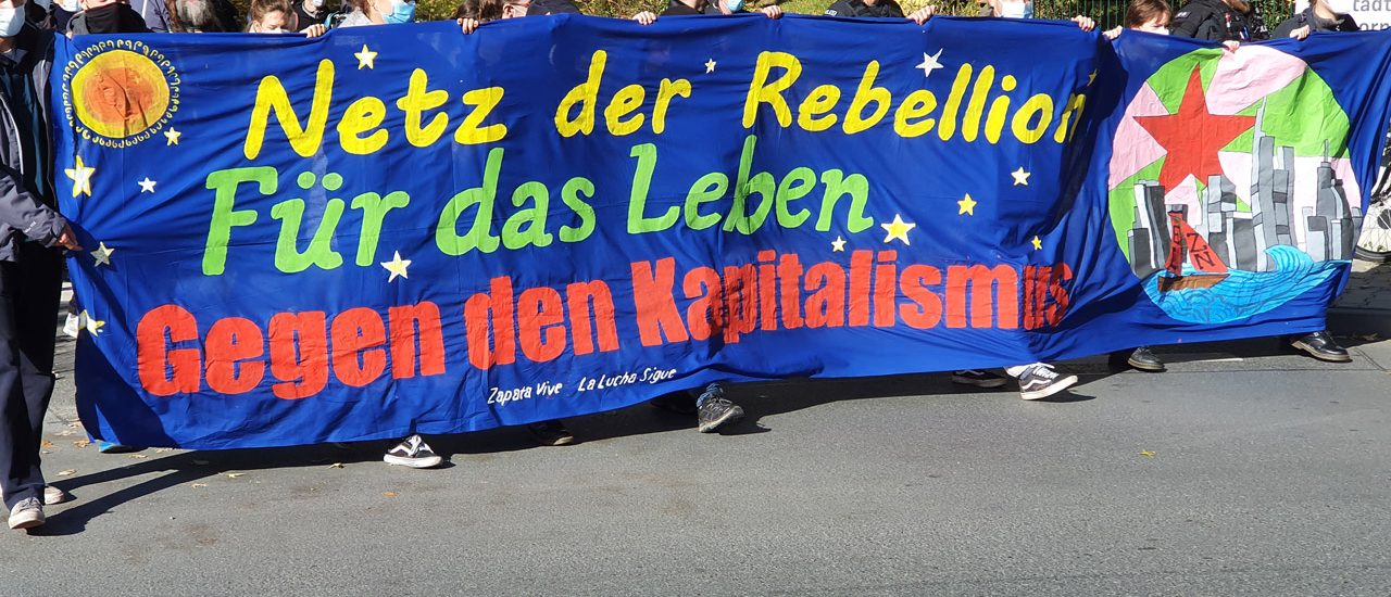 Demozug in Eschborn