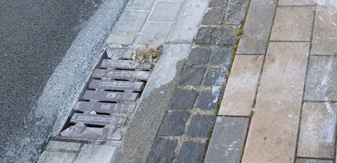 Sinkkasten in der Unterortstraße