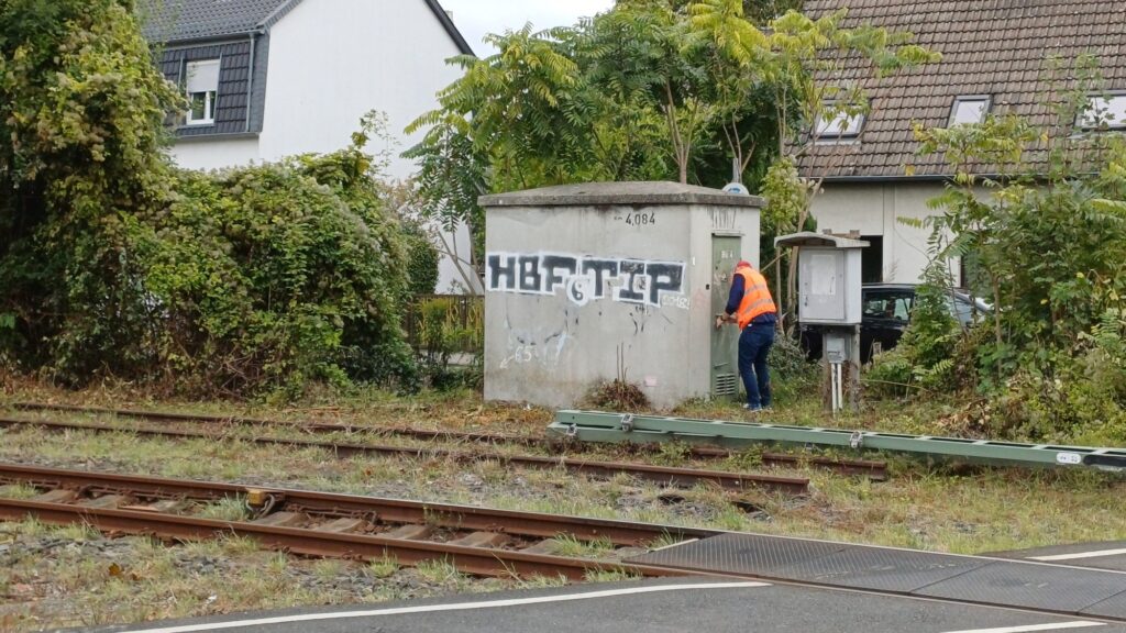 Techniker der Deutschen Bahn